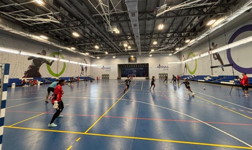 Selección peruana de futsal entrena en el Polideportivo de la USIL