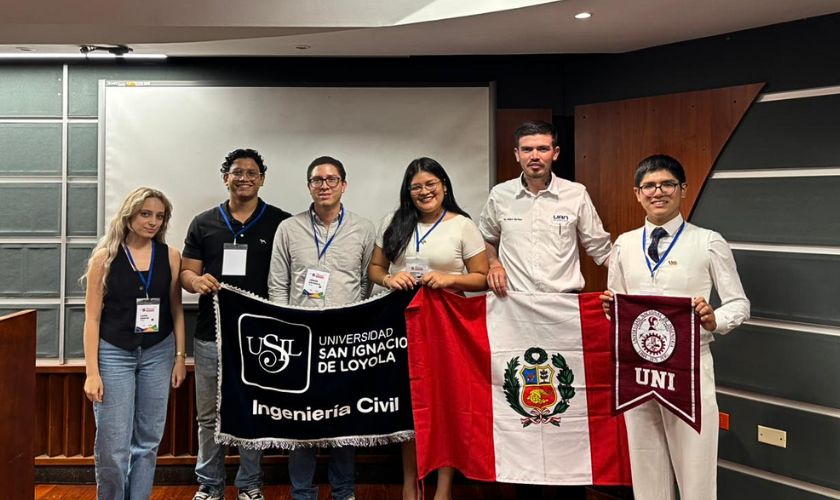 Estudiantes de Ingeniería Civil de la USIL ganan concurso en Colombia 