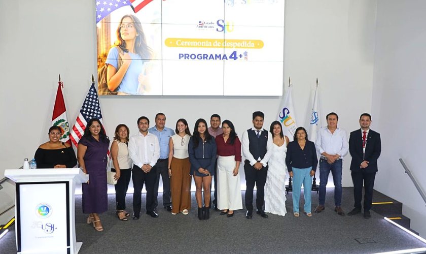 El representante estudiantil, Diego Arias Lescano, expresó su entusiasmo por la experiencia que les espera en uno de los entornos educativos más competitivos del mundo.        “Hoy dejamos atrás una etapa y miramos hacia el futuro. Tenemos la responsabili
