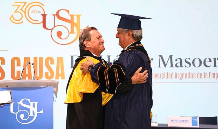 USIL otorga doctor honoris causa al educador argentino Héctor Masoero 