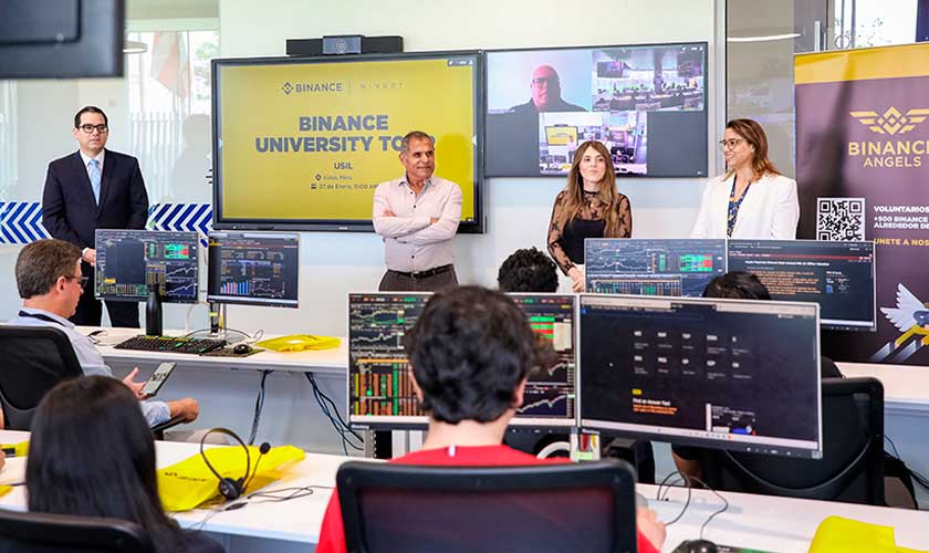 USIL inicia en Latinoamérica el Binance University Tour 2026