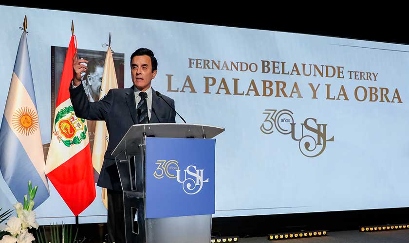 USIL presenta libro que recoge el pensamiento de Fernando Belaunde Terry