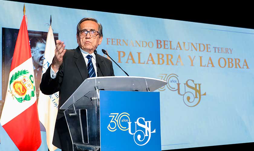 USIL presenta libro que recoge el pensamiento de Fernando Belaunde Terry