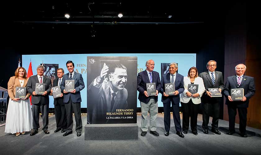 USIL presenta libro que recoge el pensamiento de Fernando Belaunde Terry