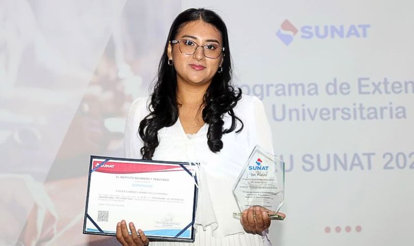 Estudiante de la USIL logró el primer puesto en el PEU Sunat 2026