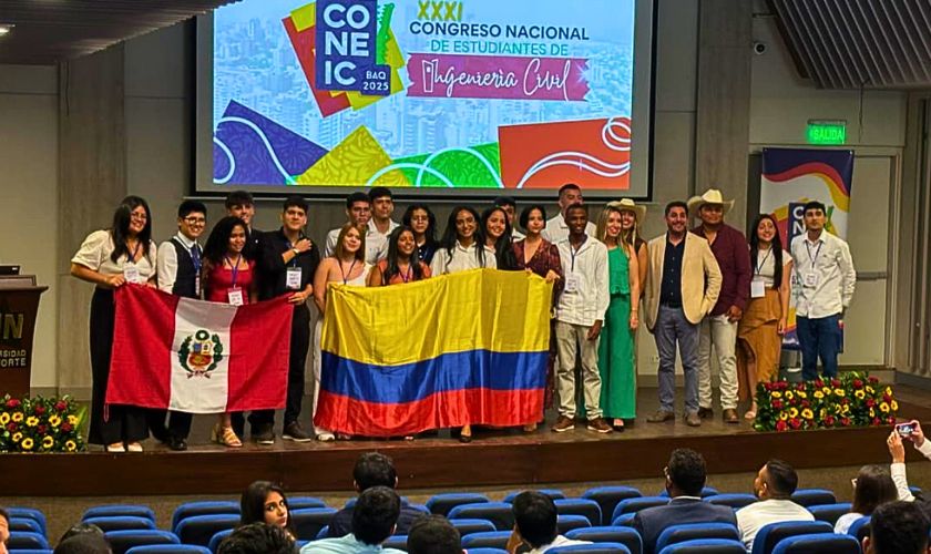 Estudiantes de Ingeniería Civil de la USIL ganan concurso en Colombia