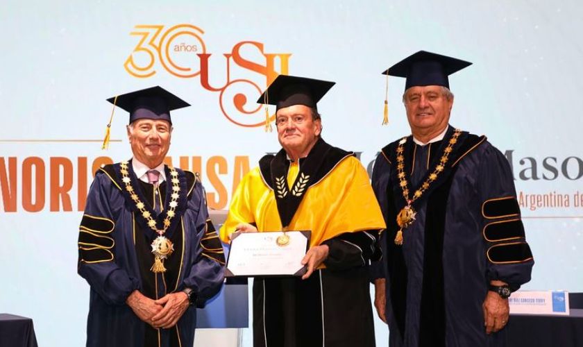 USIL otorga doctor honoris causa al educador argentino Héctor Masoero