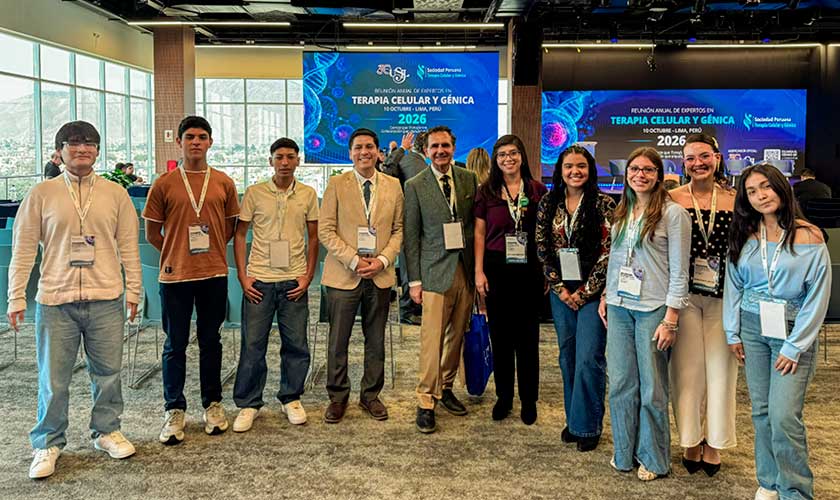 Estudiantes de la USIL participaron en encuentro sobre terapia celular y génica