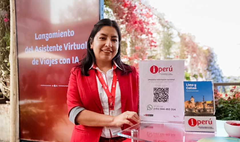 Perú lanza el primer asistente virtual de turismo con IA de Sudamérica