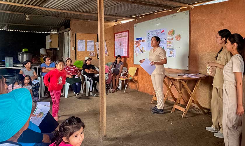 Estudiantes de Nutrición de la USIL impulsan educación alimentaria en ollas comunes