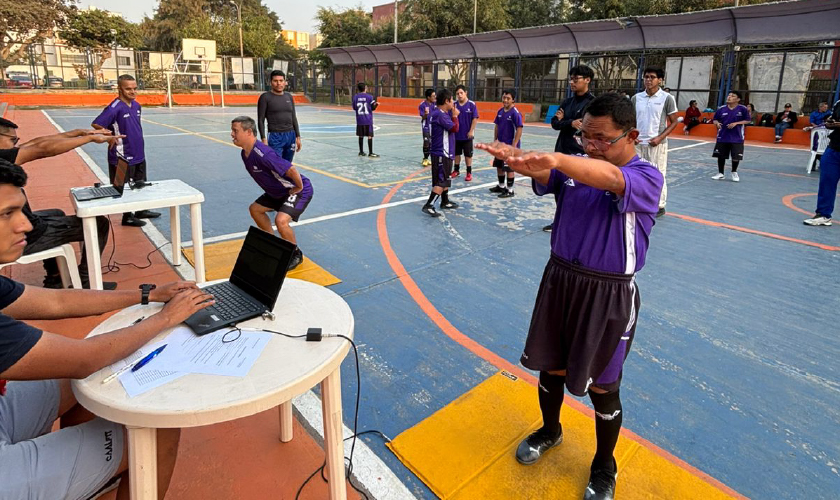 Evaluaciones equipo de Futsal Down