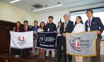 Estudiantes de Ingeniería Civil de la USIL destacan en encuentro nacional