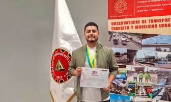 Estudiante de Ingeniería Civil de la USIL gana concurso nacional del MTC